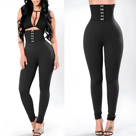 Black High-Waisted Sports Leggings