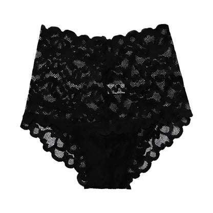 Black Lace High-Waisted Knickers