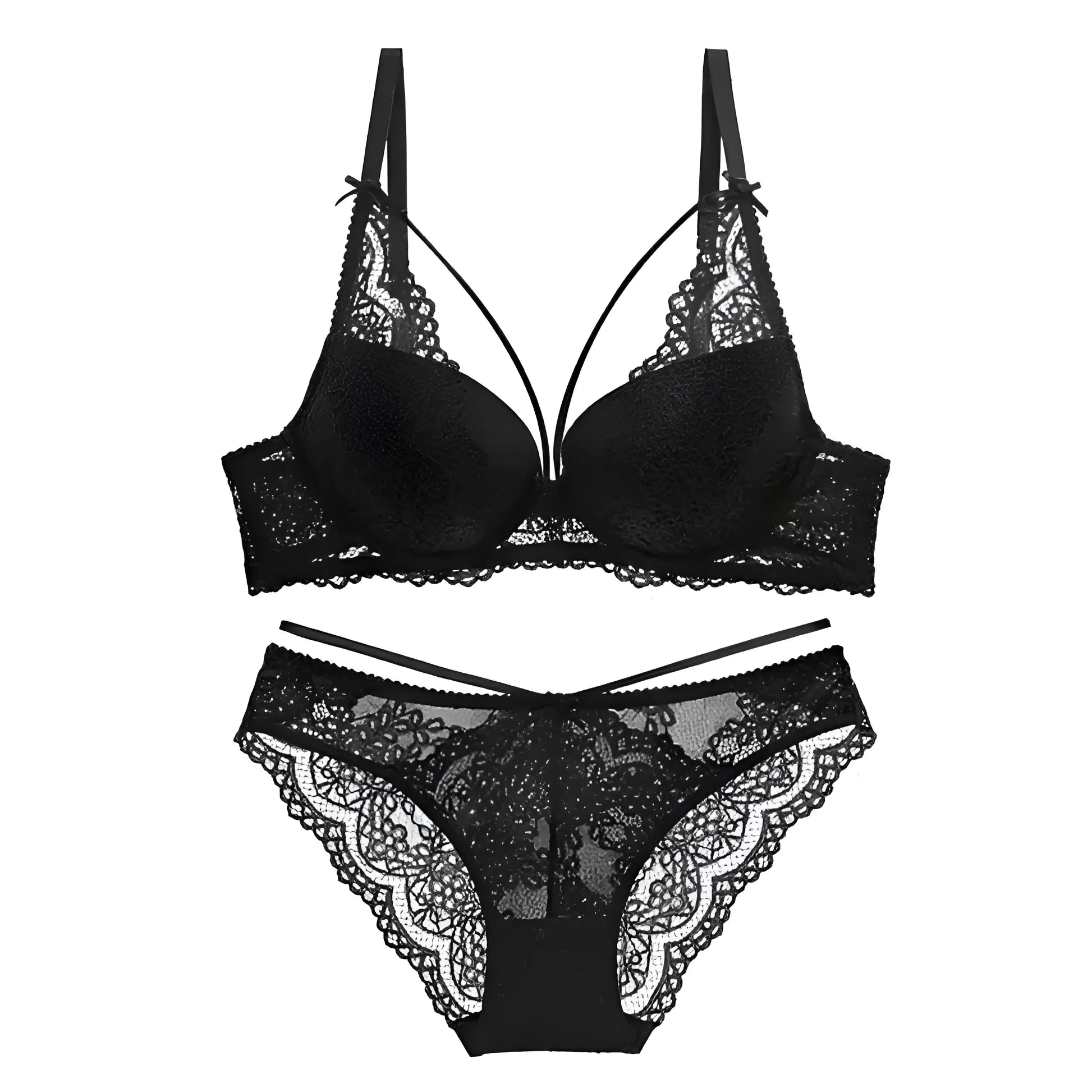 Black Lace Lingerie Set