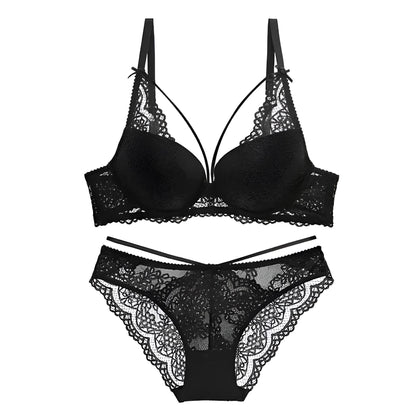 Black Lace Lingerie Set