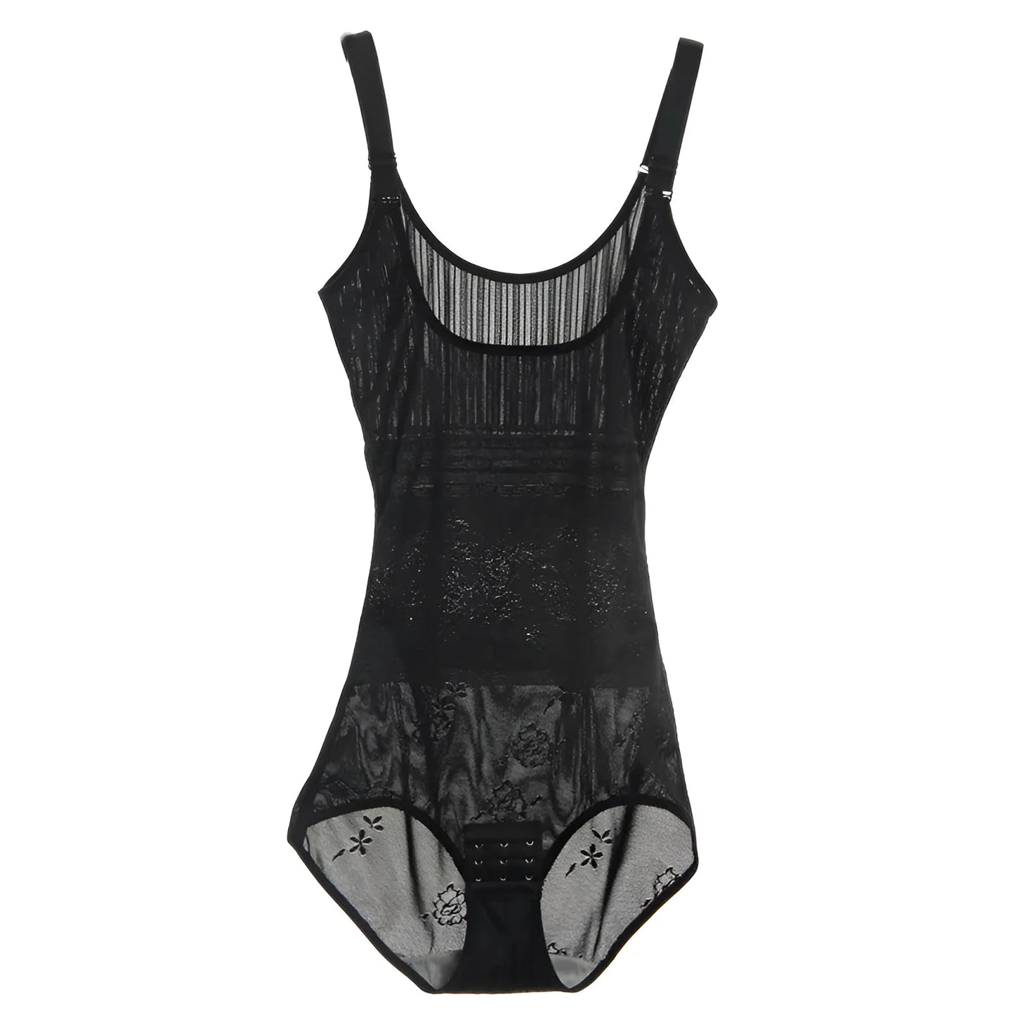 Black Lace Shaping Bodysuit