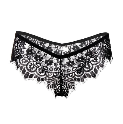 Black Lace String Thongs