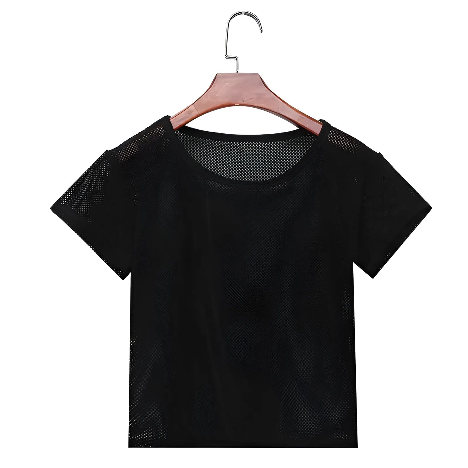 Black Loose Sports Top