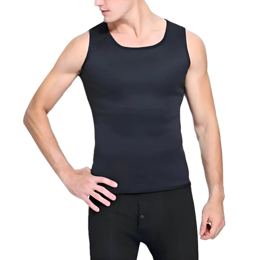 Black Men's Slimming Vest