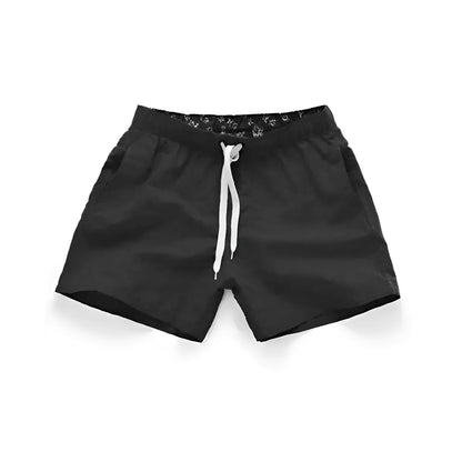 Black Men's Swim Shorts with Pockets in Various Colours