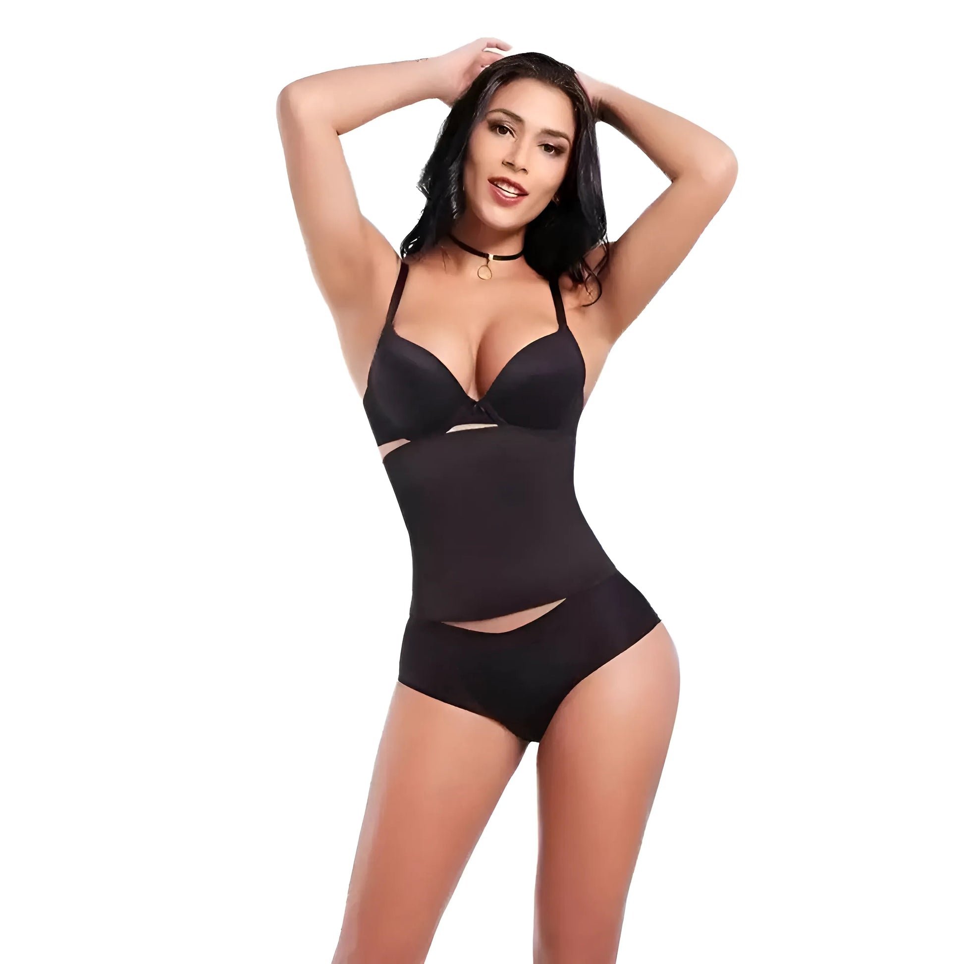 Black Neoprene Slimming Sports Corset