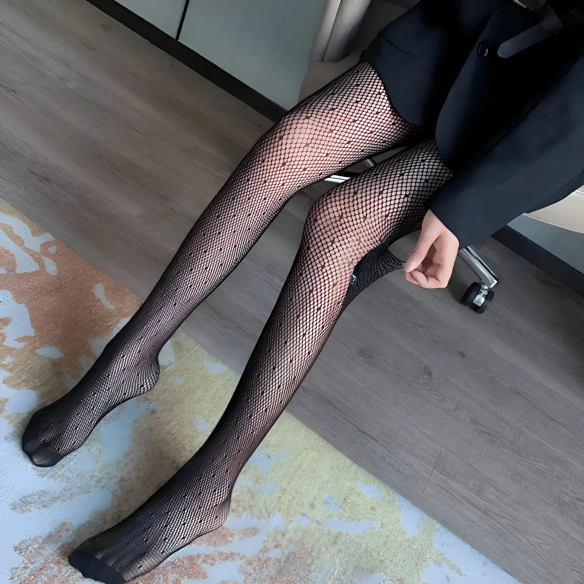 Black Polka Dot Tights