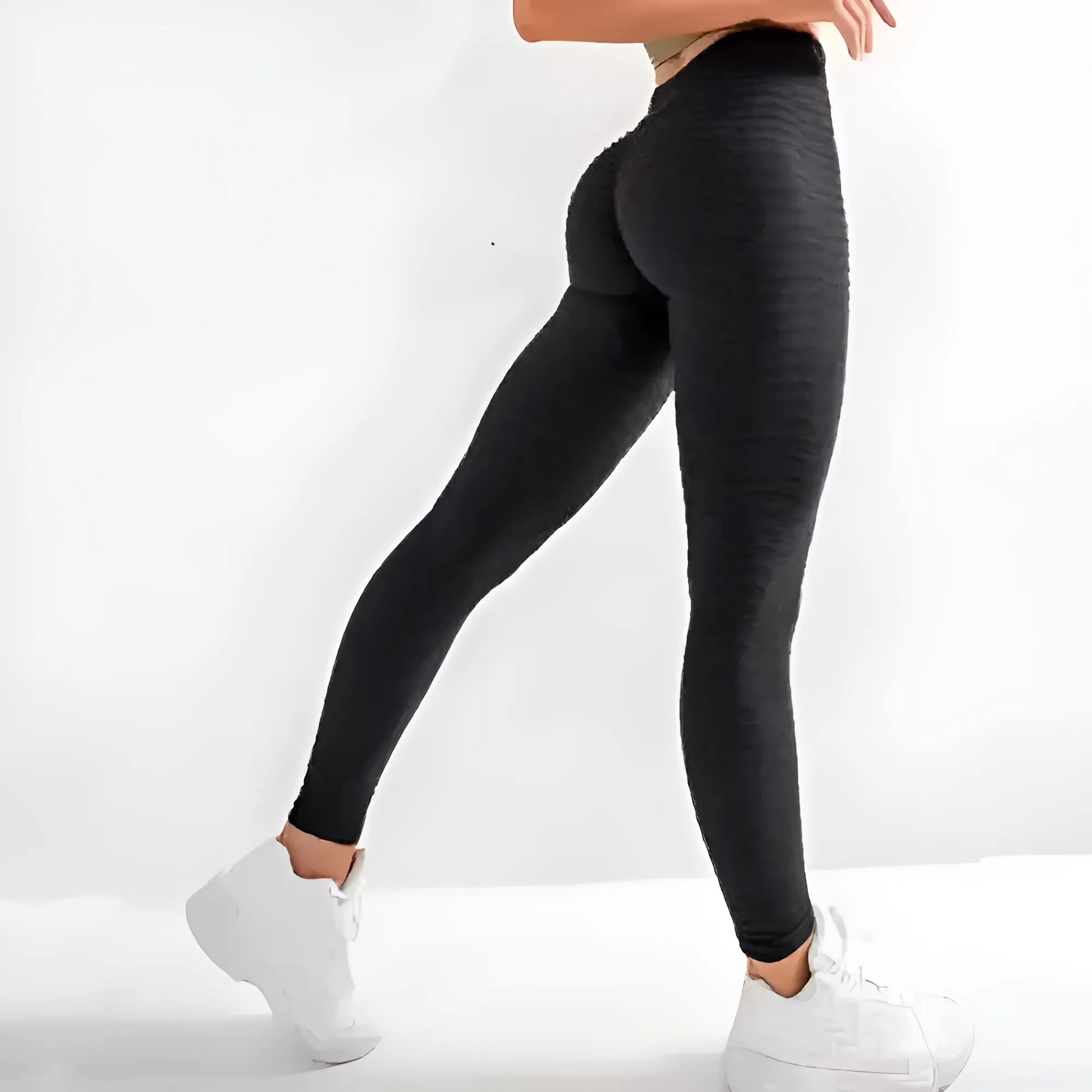 Black Push-Up Sports Leggings