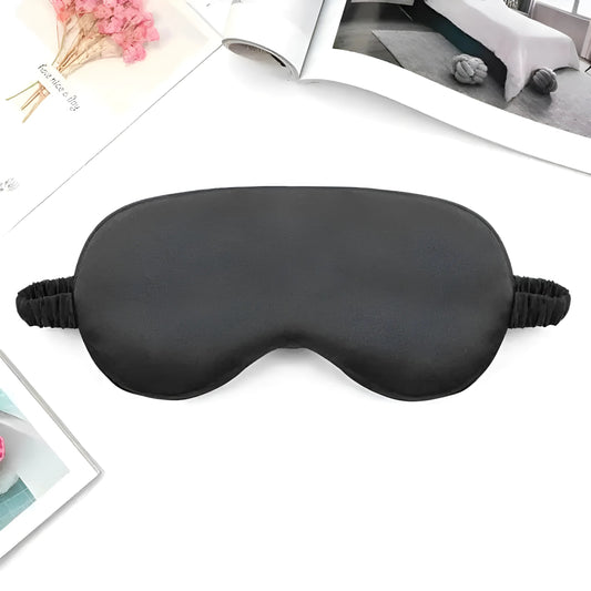 Black Silk Eye Mask