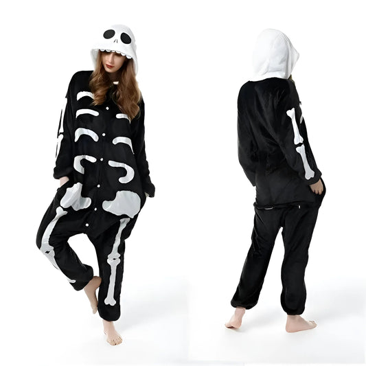 Black Skeleton Onesie