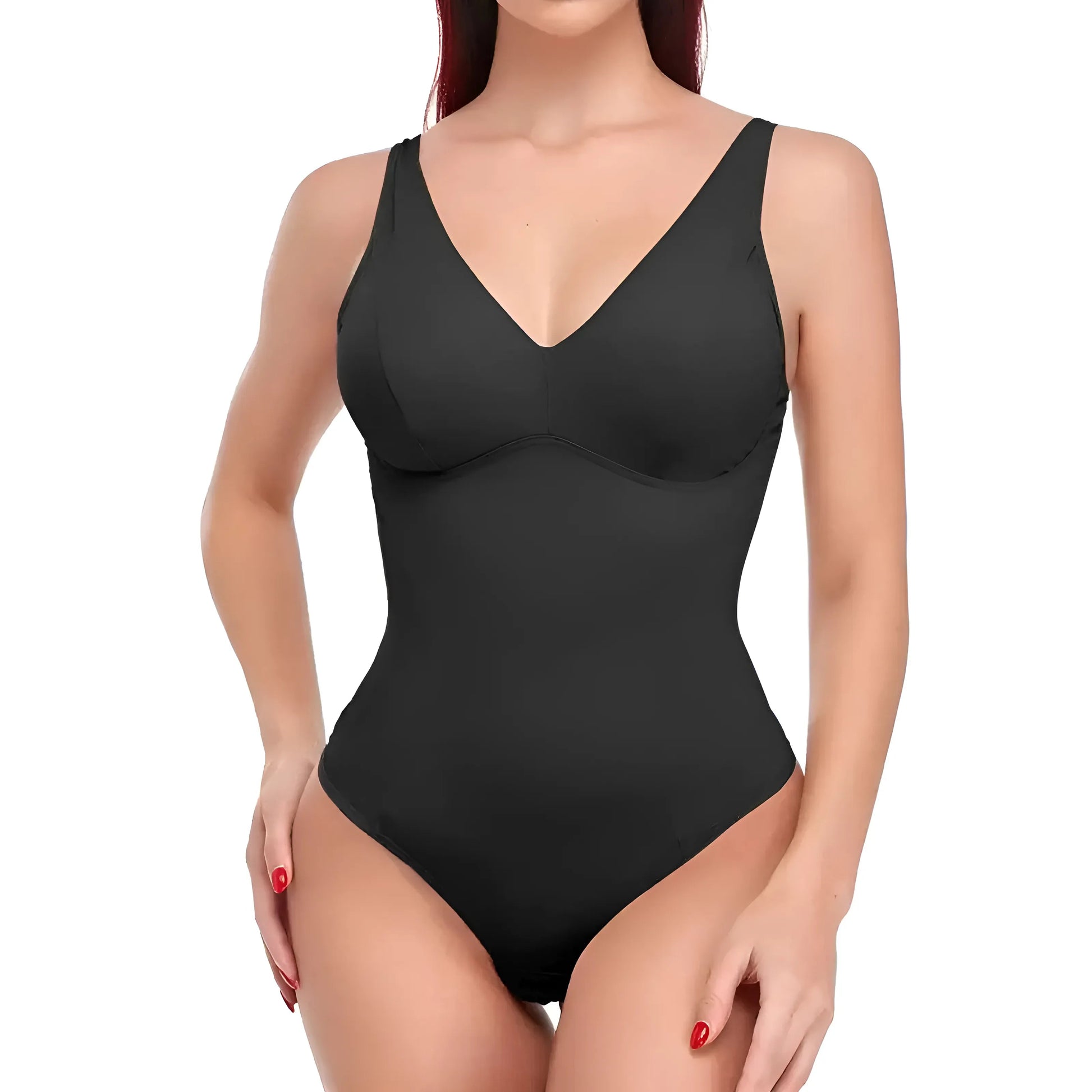 Black Slimming Body with Wide Straps