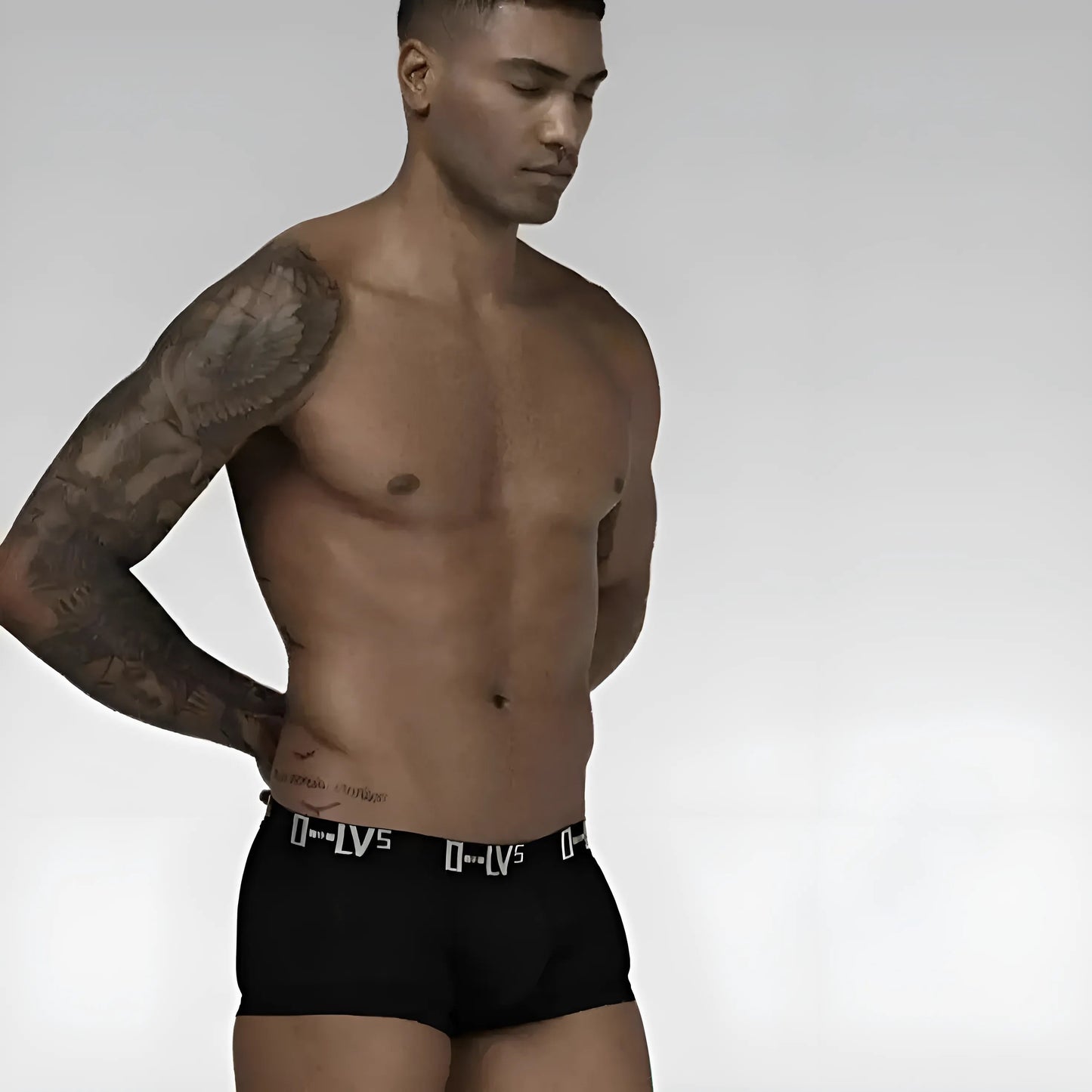 Black Universal Men's Boxers