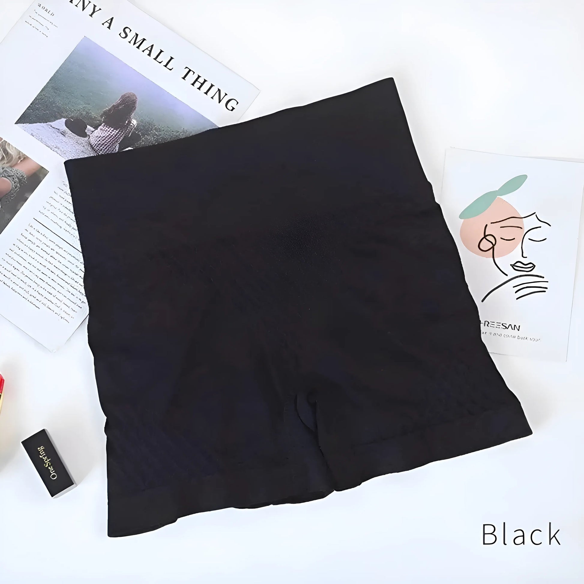 Black Women's Mesh Boxer Briefs