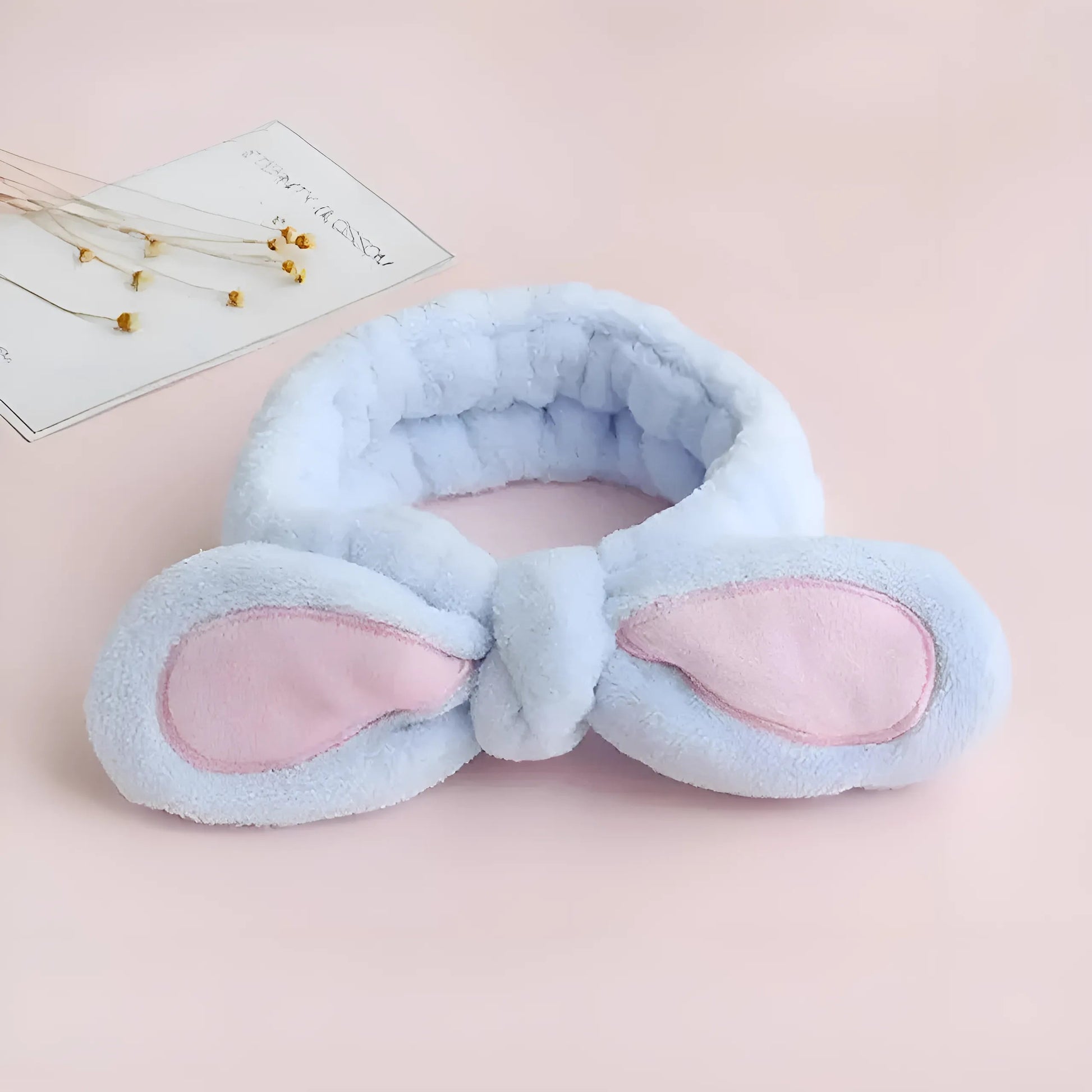 Blue Bunny Ear Headband