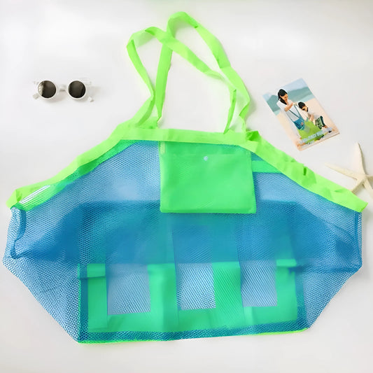 Blue Children's Beach Toy Bag