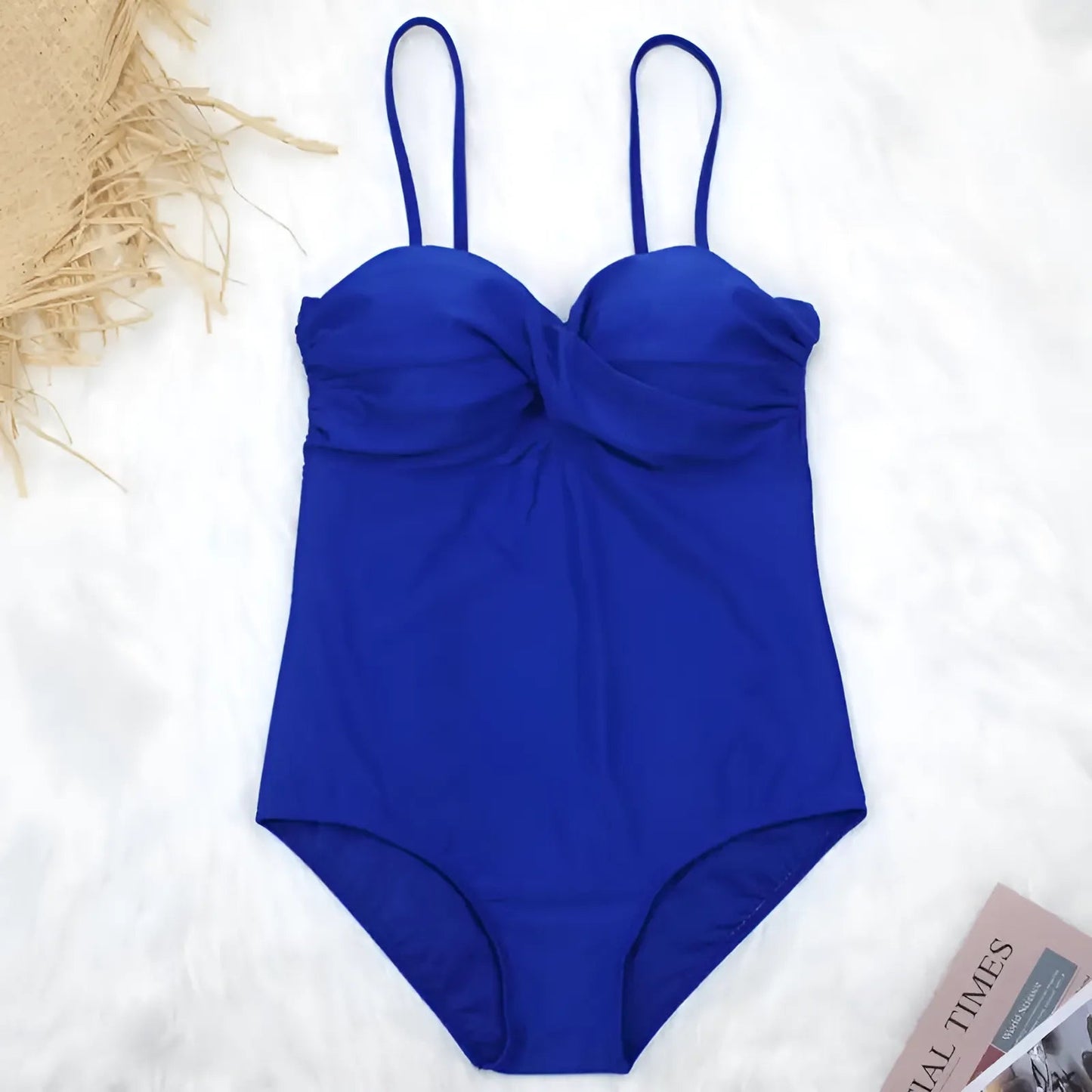 Blue Classic One-Piece Swimsuit