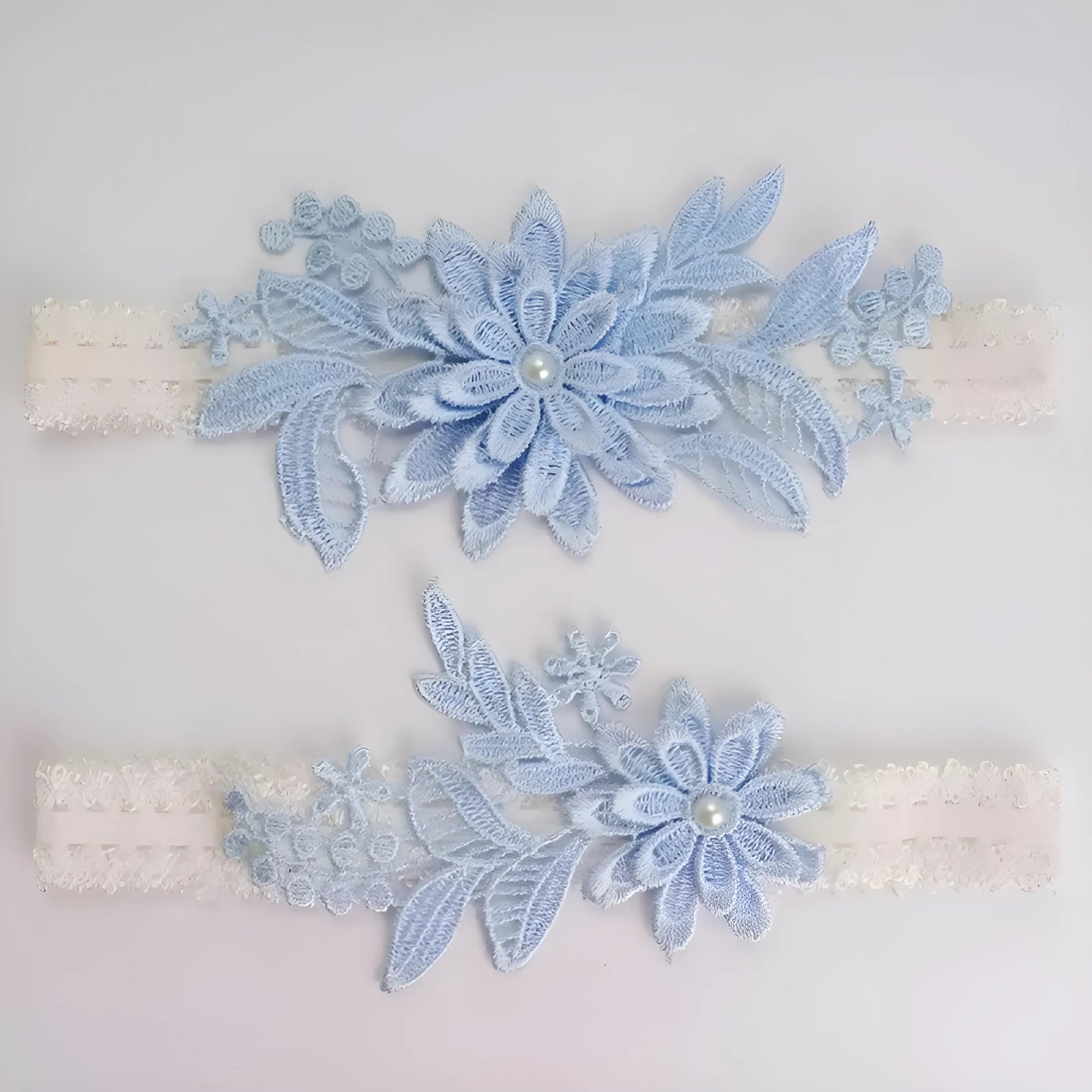 Blue Lace Blue Wedding Garter