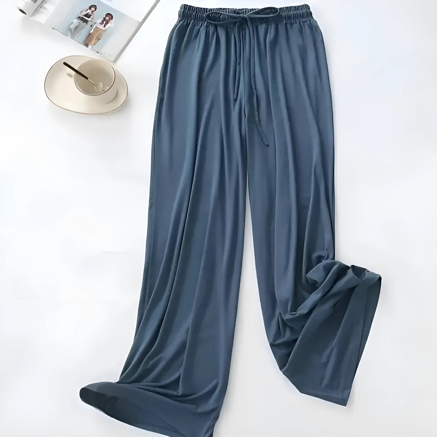 Blue Loose Sleep Trousers