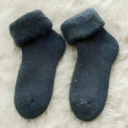 Blue Warm Women's Socks