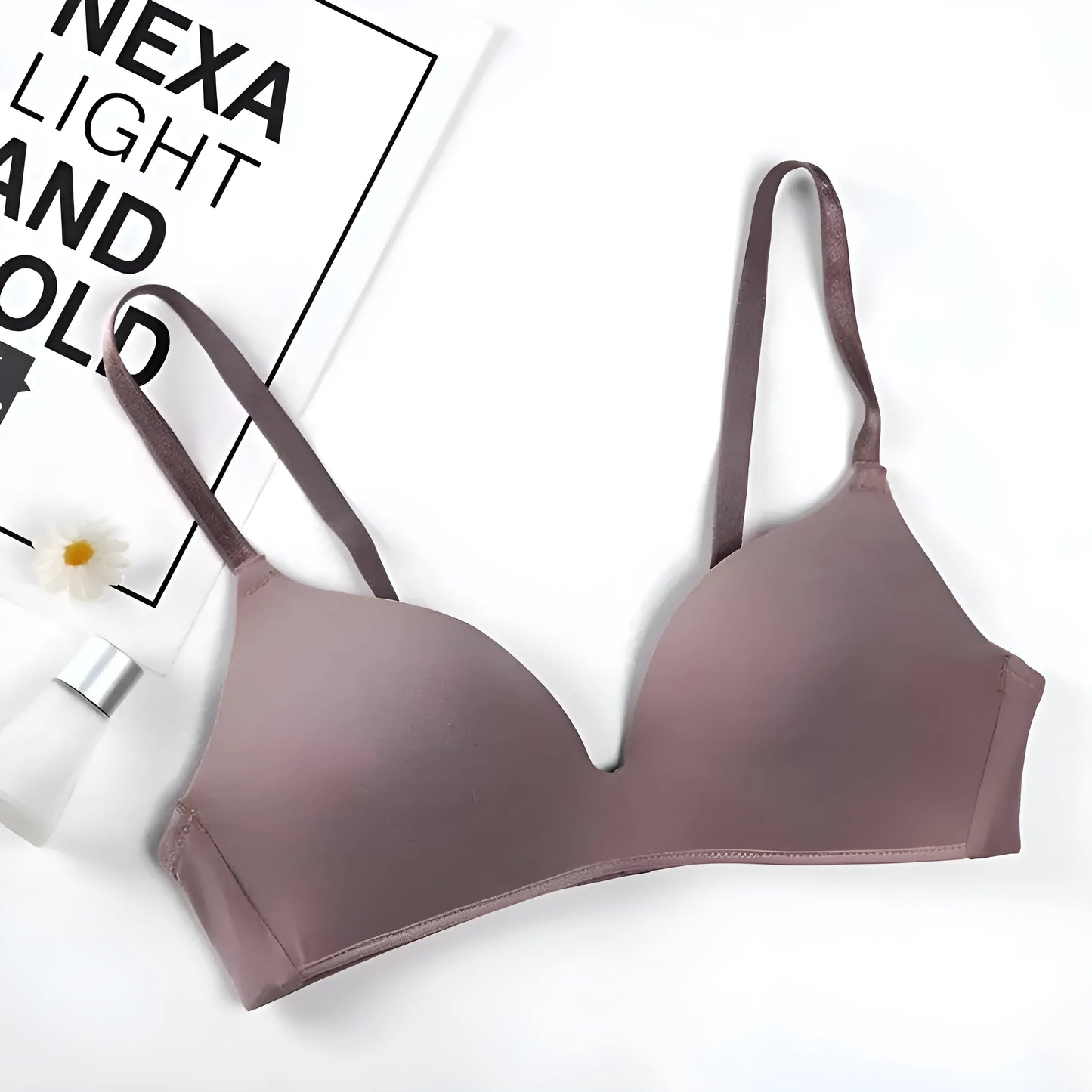 Brown Classic Seamless Bra