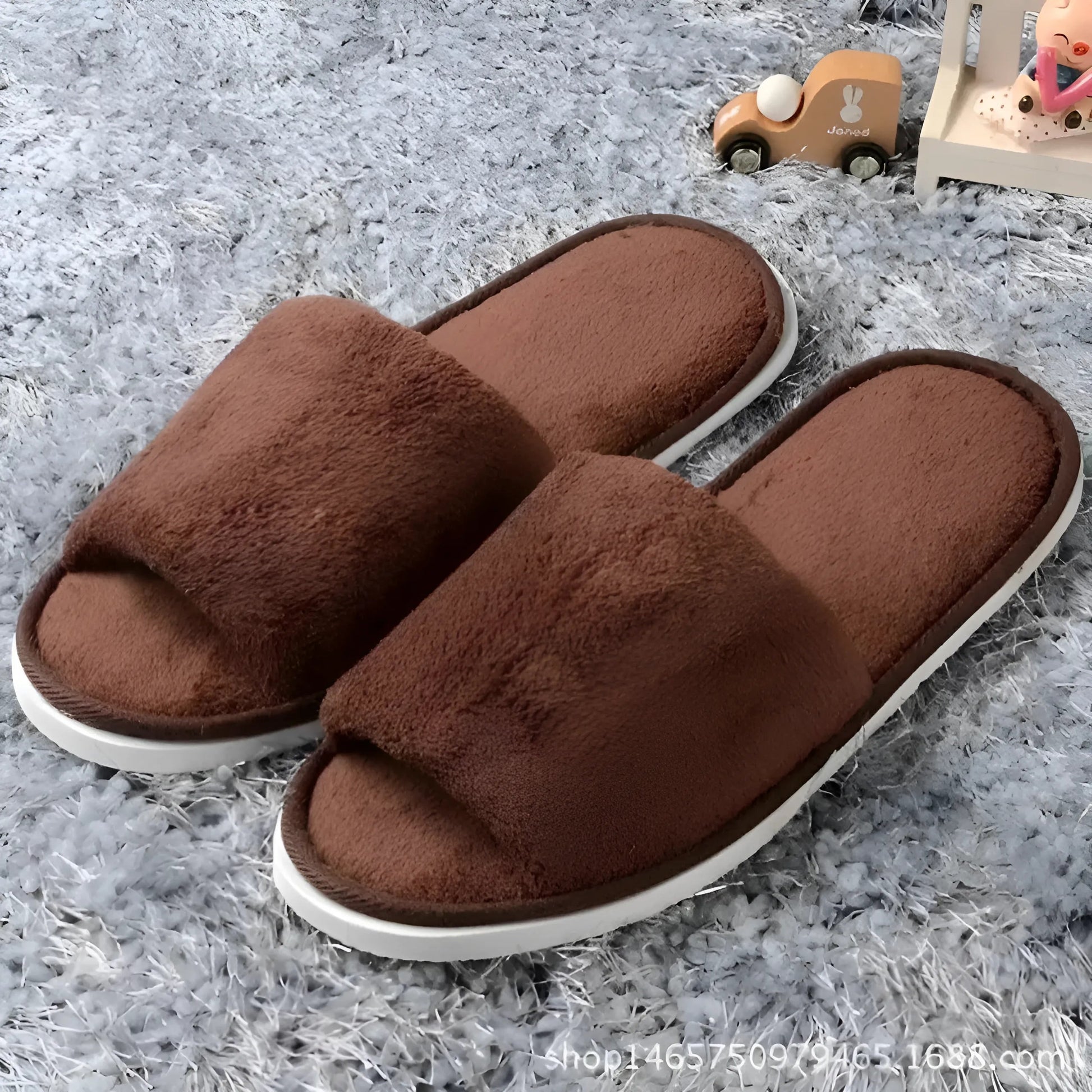 Brown Classic Women's Slippers