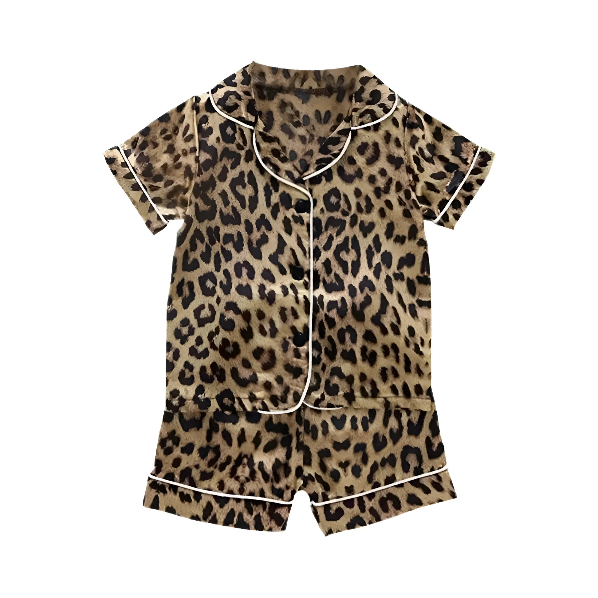 Brown Silk Children's Pyjamas