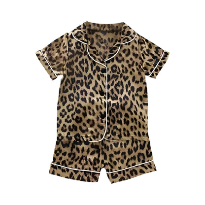 Brown Silk Children's Pyjamas