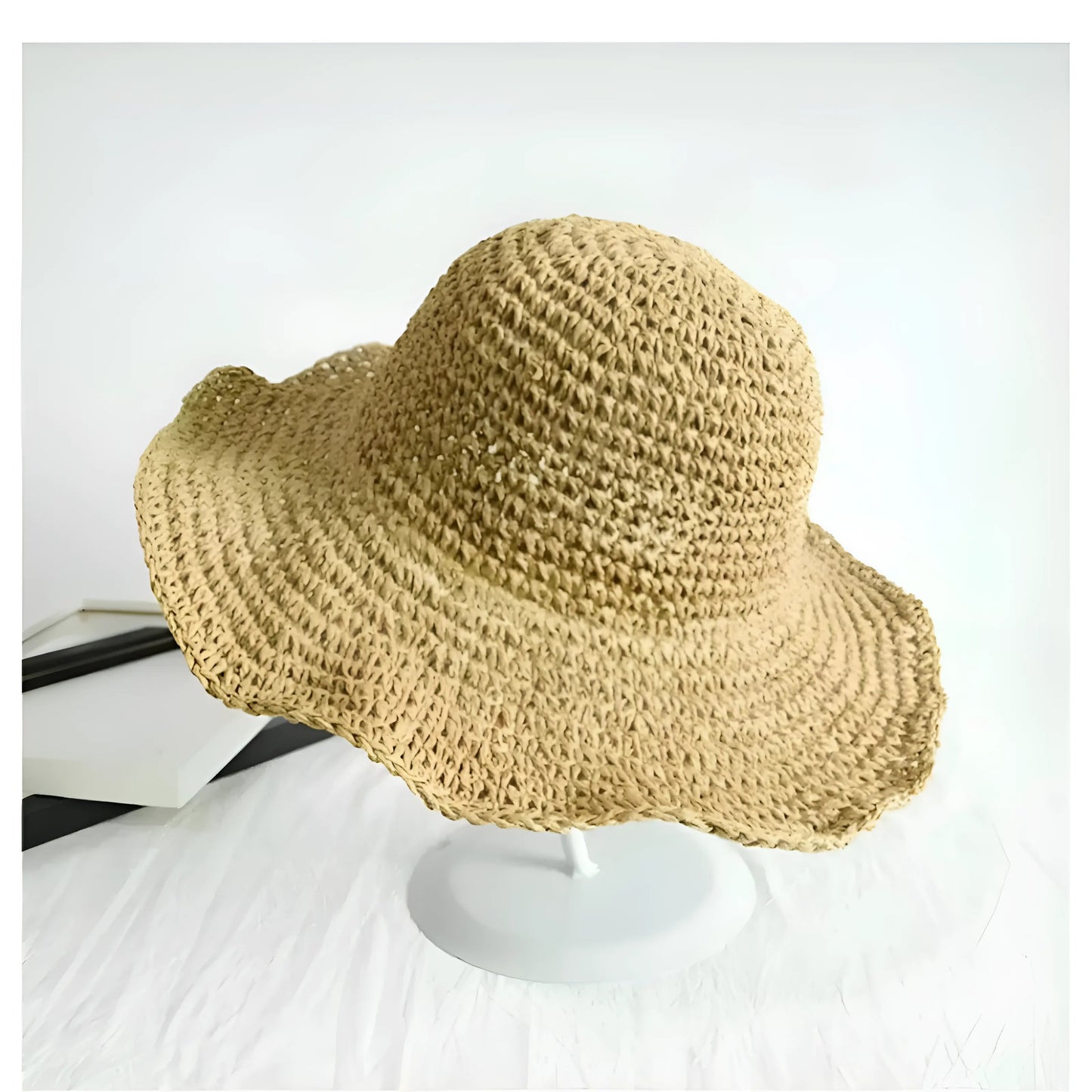 Brown Simple Beach Hat