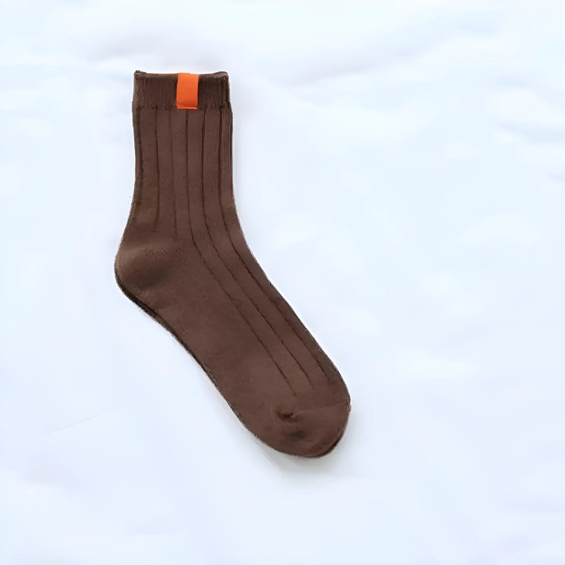 Brown Striped Socks