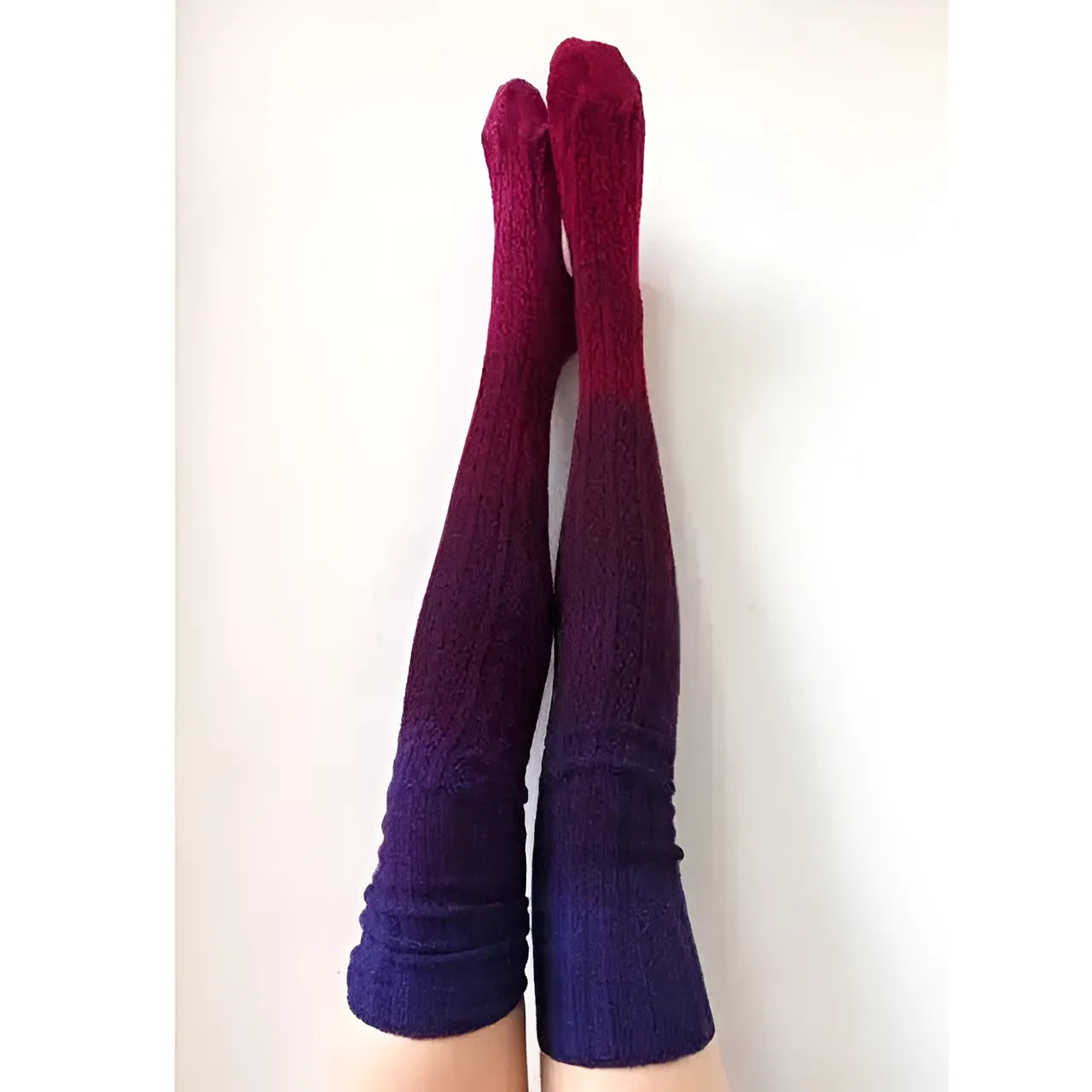 Burgundy Ombre Women's Stockings