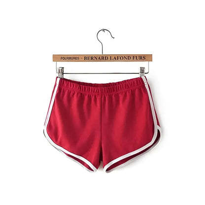 Burgundy Sporty Sleep Shorts