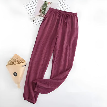 Burgundy Sporty Tracksuits with Cuffs