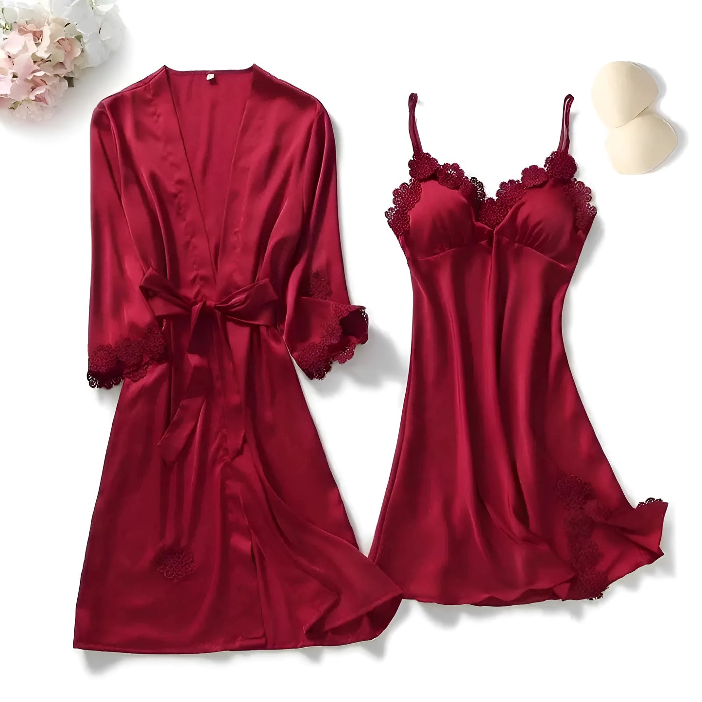 Burgundy Two-Piece Sleep Set