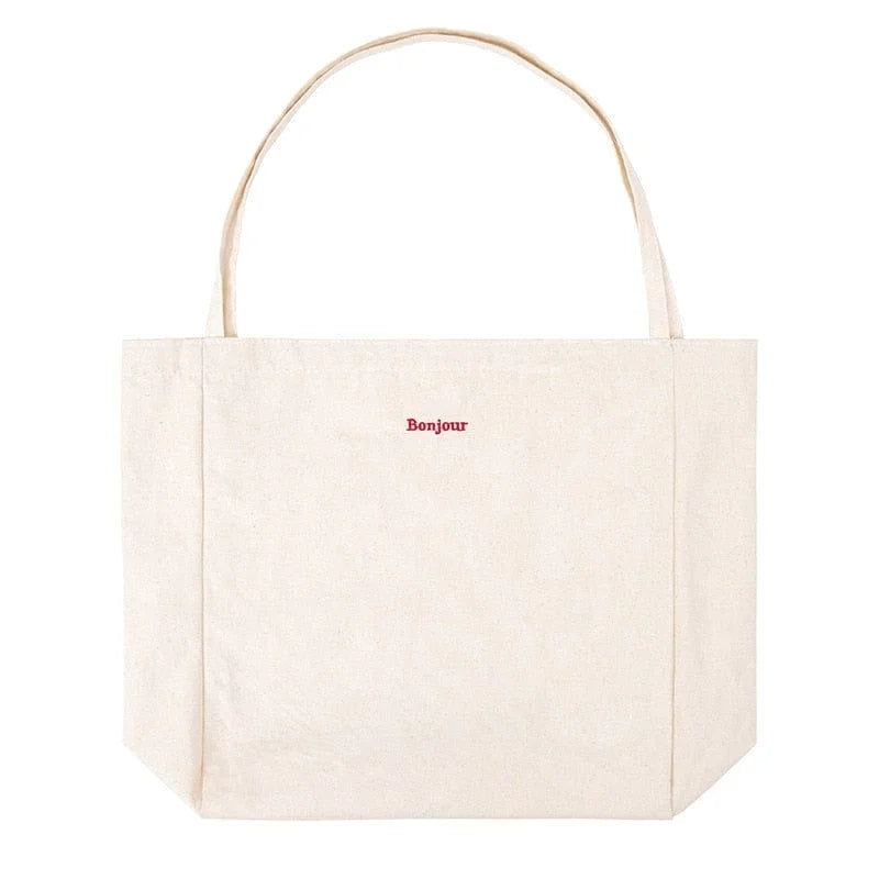 Canvas beach tote - brak