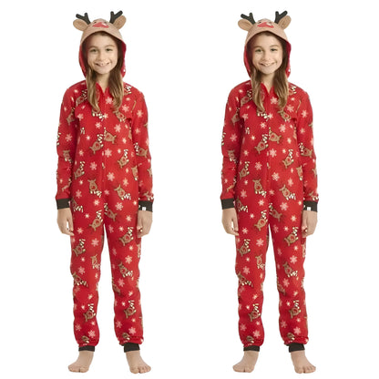  Children's Christmas-Themed One-Piece Pyjama