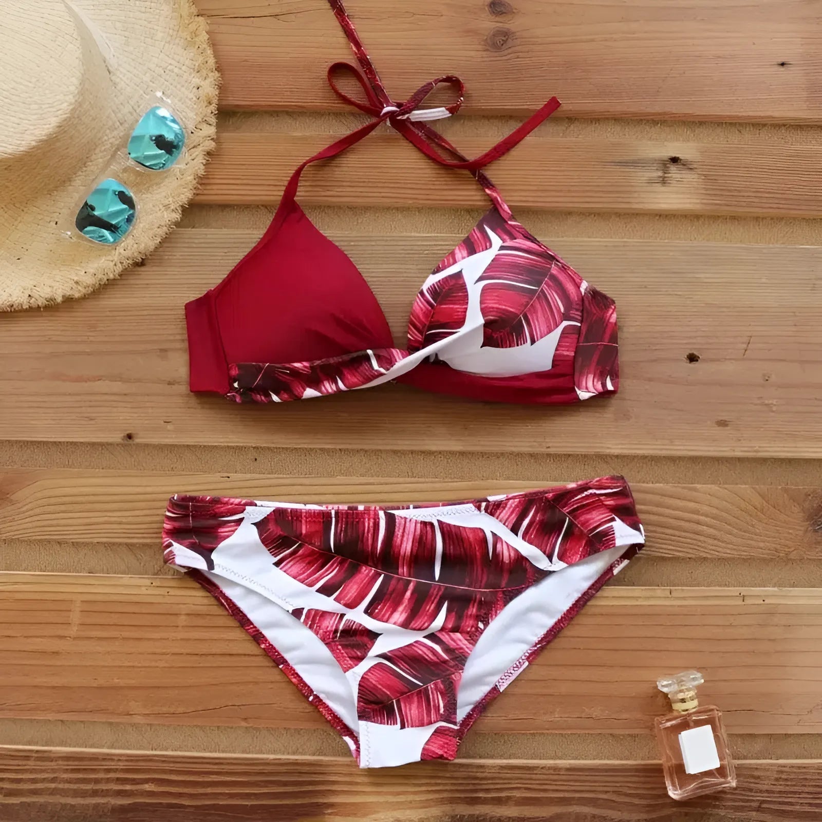  Classic Cut Two-Piece Swimsuit