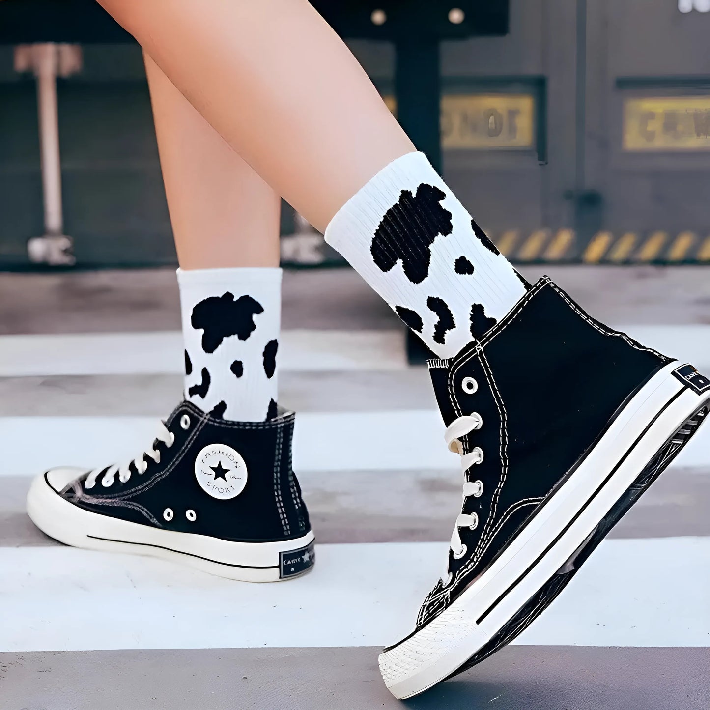  Cow Print Socks