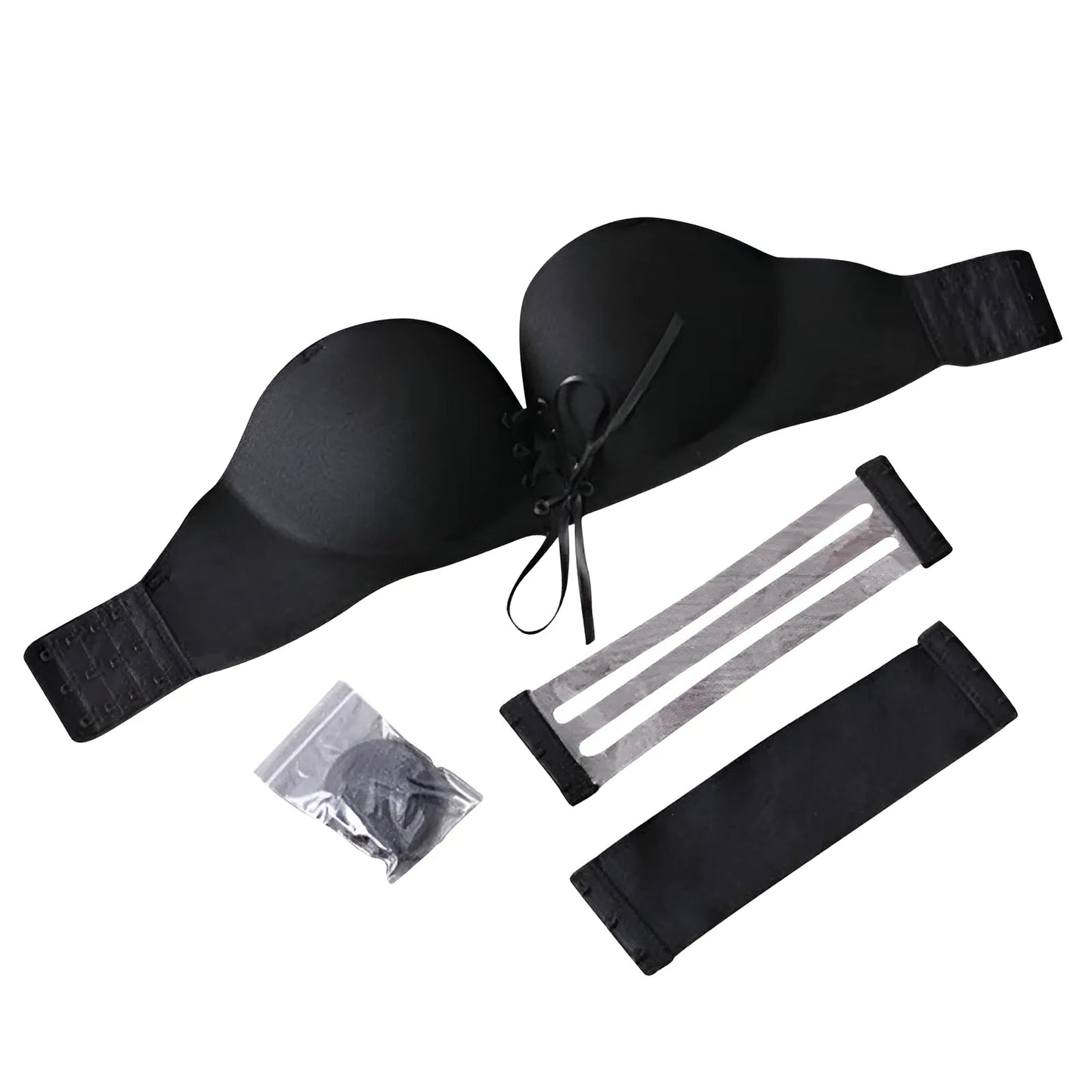 Push-Up Bra with Adjustable Straps and Removable Shoulder Straps