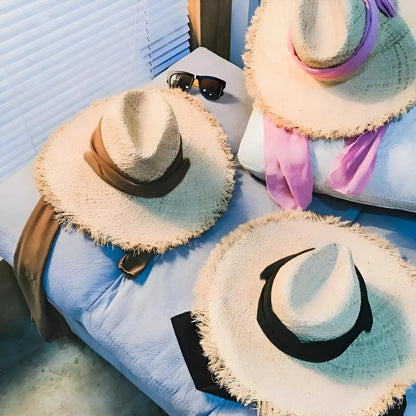 Black Classic Beach Hat