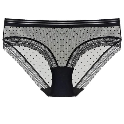 Polka Dot Lace Knickers