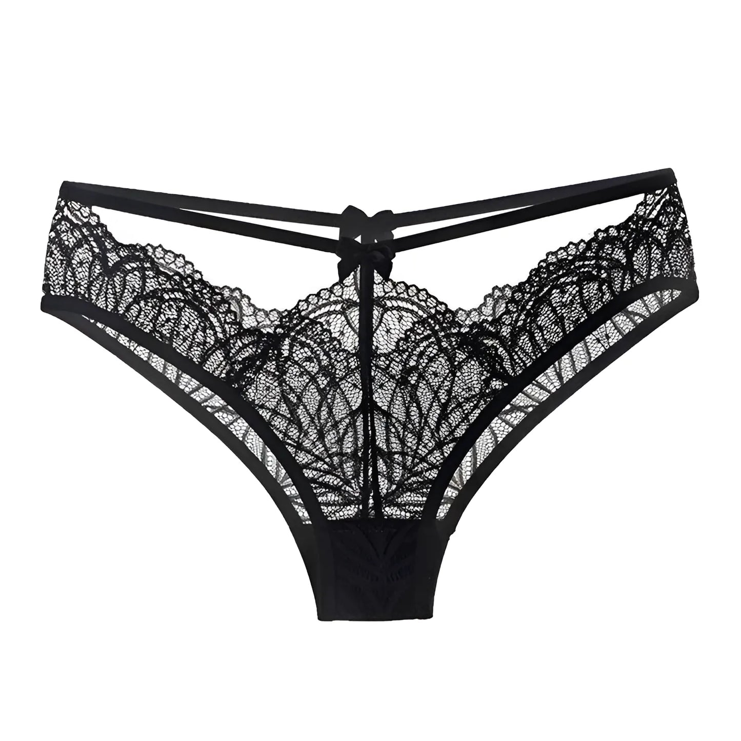 Lace Briefs with Additional Straps