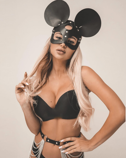 Czarny Maska Minnie