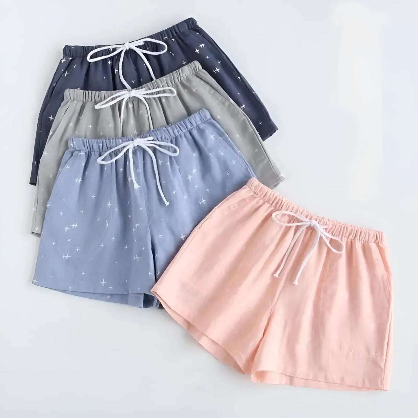  Dainty Patterned Sleep Shorts