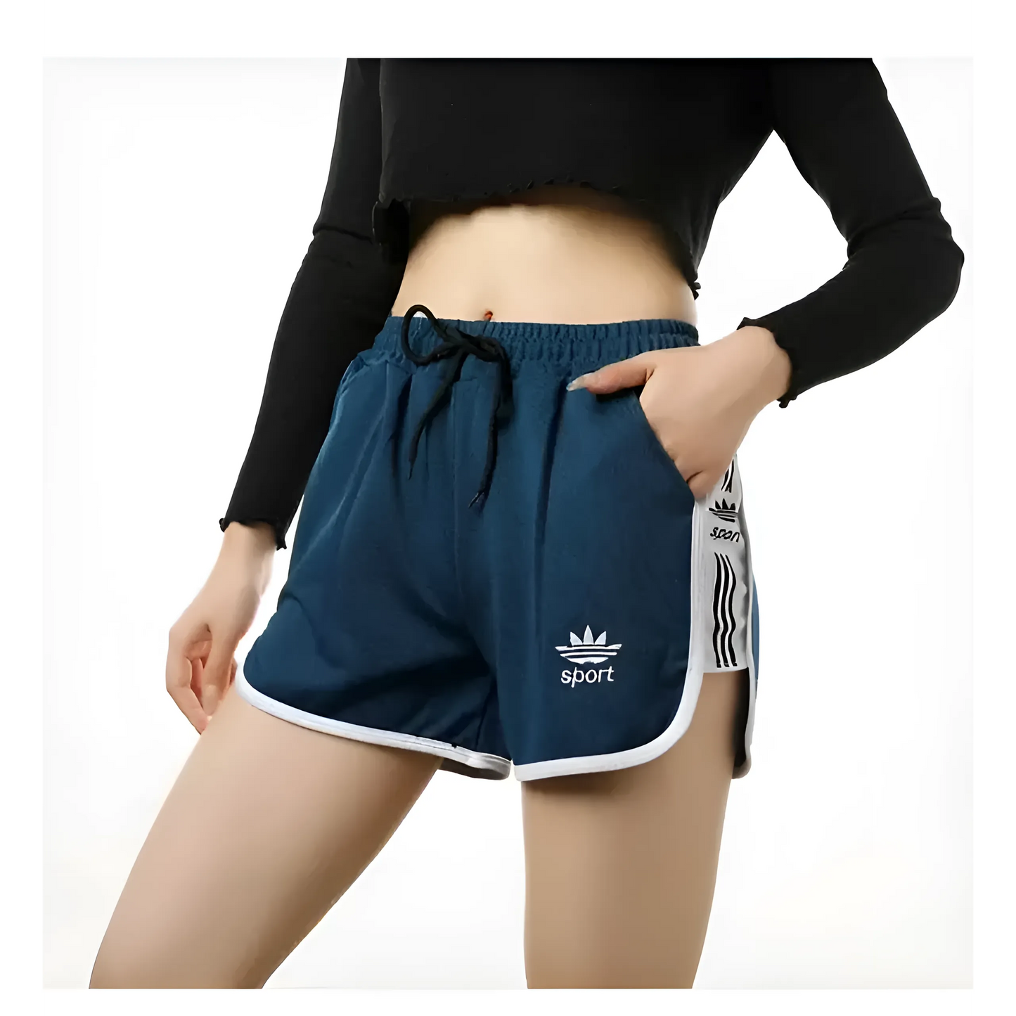 Dark Navy Classic Sports Shorts