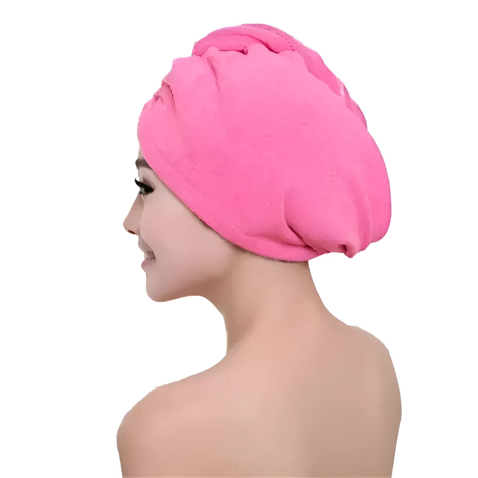 Dark Pink Classic Hair Towel