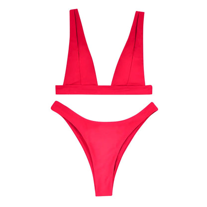 Dark Pink Universal Two-Piece Swimsuit