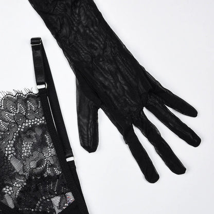 Lingerie set with lace details