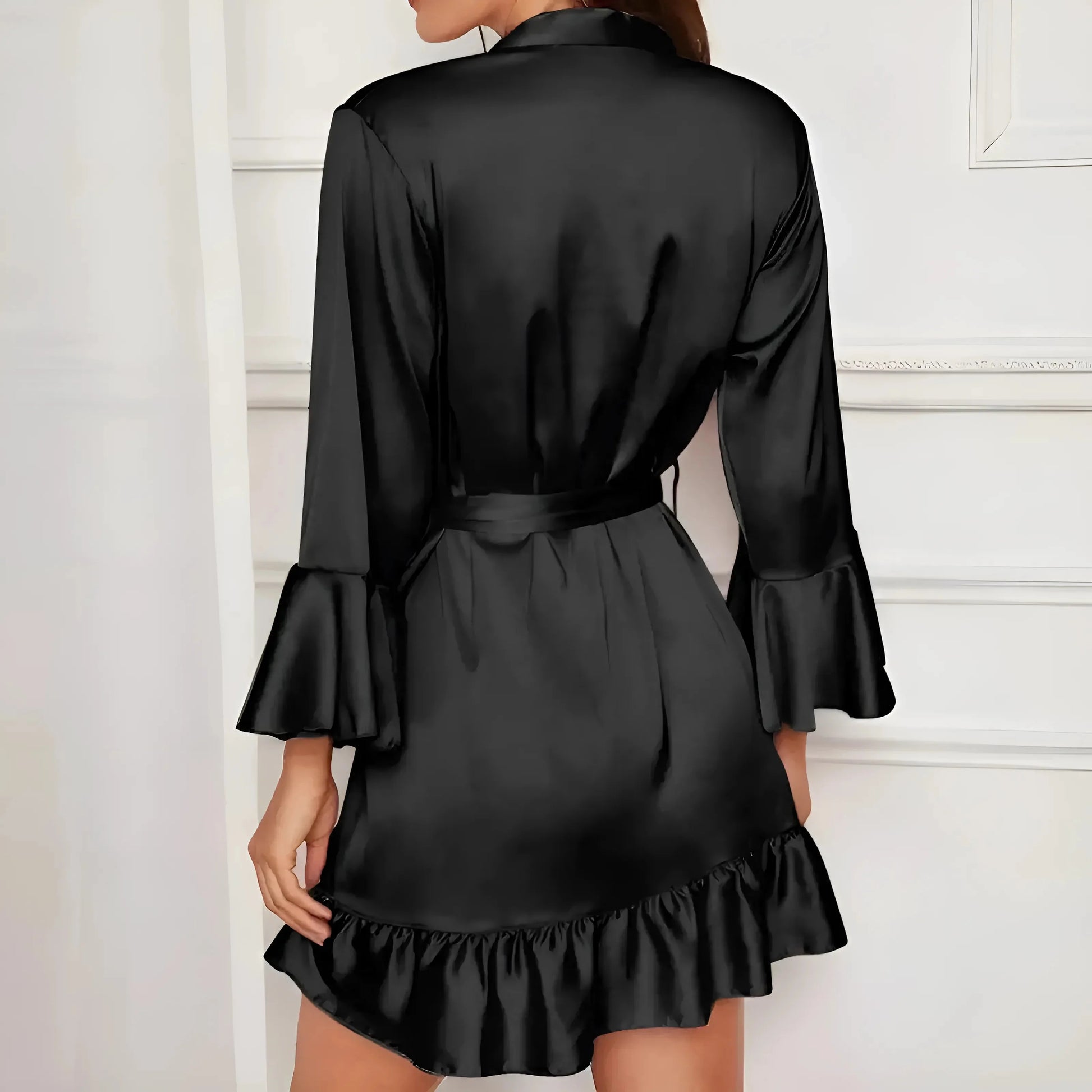 Frilled Robe Peniuar