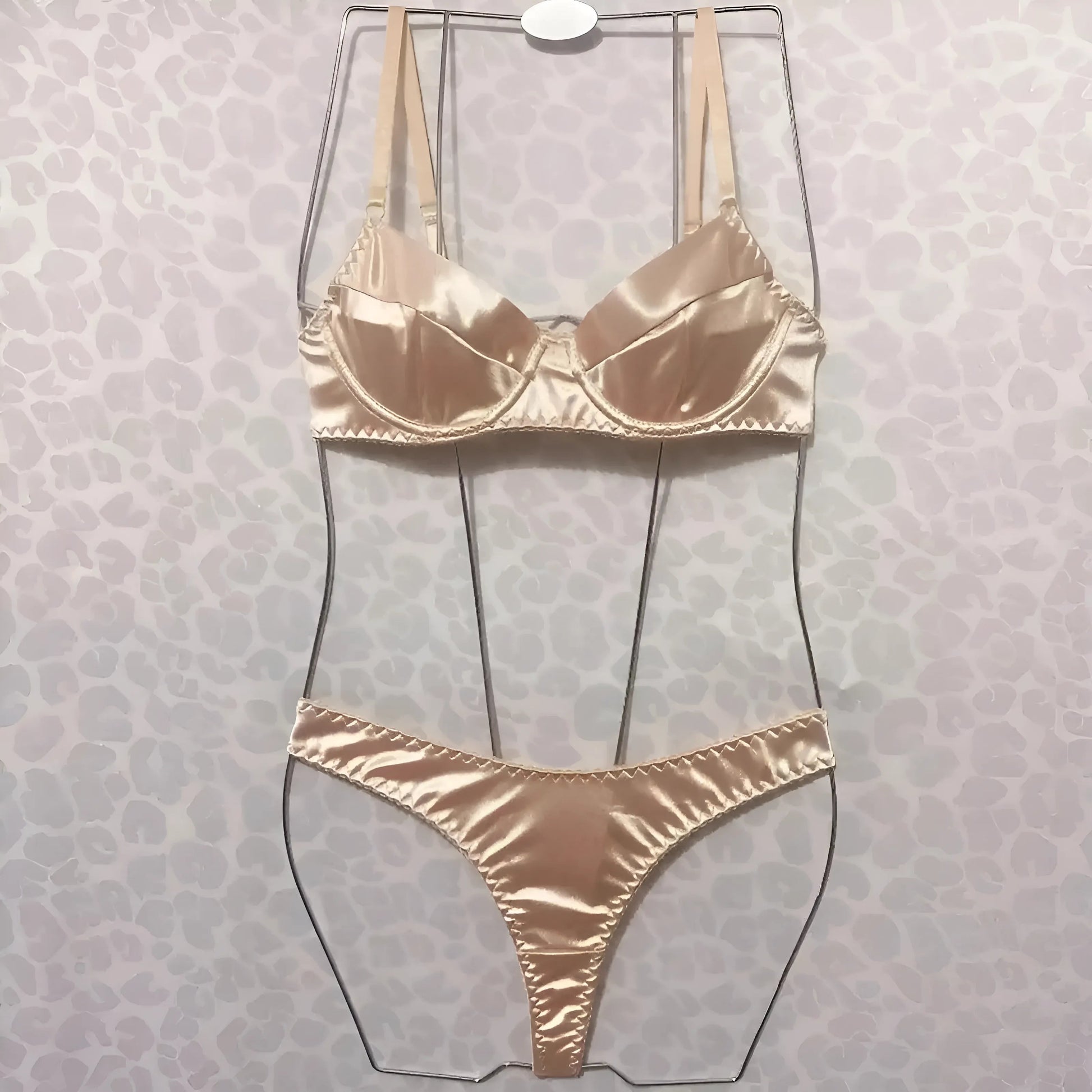 Gold Golden Lingerie Set