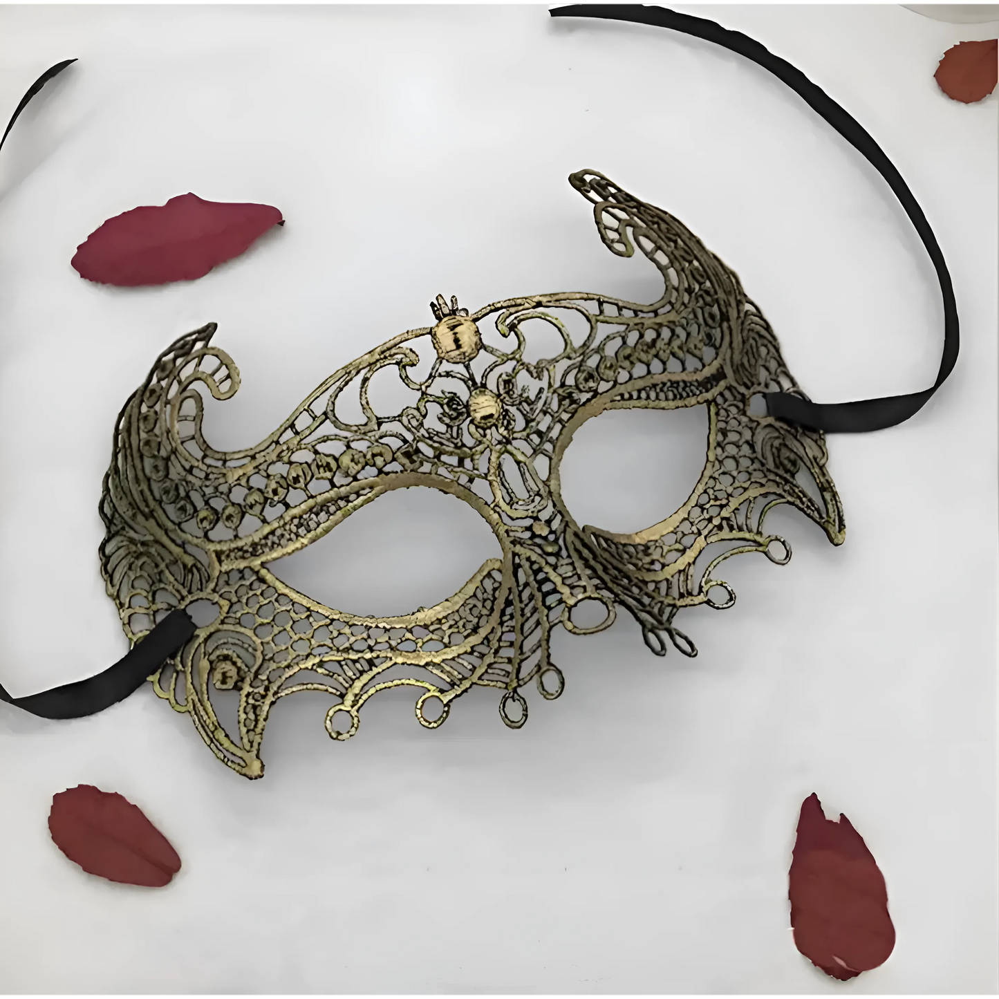 Gold Lace Mask